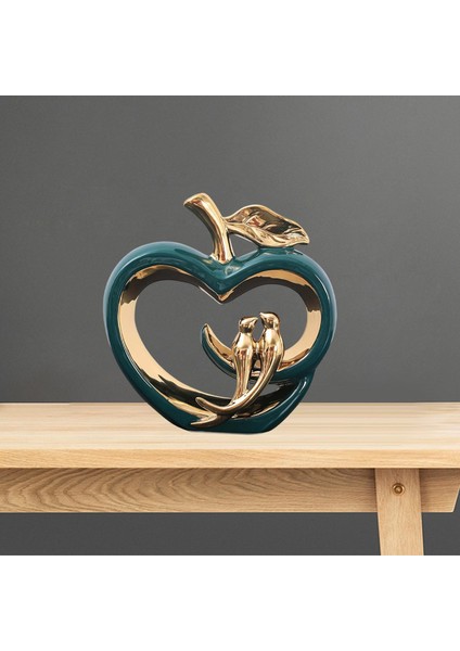 Modern Seramik Meyve Heykelcik Oturma Odası Masa Süsleri El Sanatları Hediye Yeşil (Yurt Dışından) indirimleri