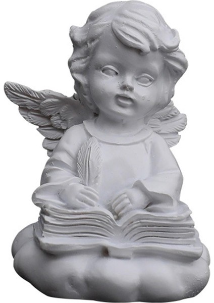Reçine Melek Heykel Heykel Masaüstü Süsler El Yapımı Dekoratif Yazı Diz Çökmüş (Yurt Dışından) fiyatları