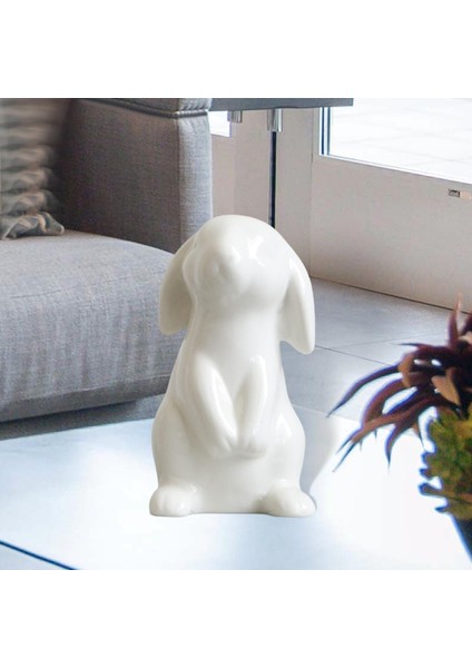 Paskalya Tavşanı Figürinler Ilkbahar Paskalya Dekor Penceresi Için Hayvan Heykeli B 5.5X10CM (Yurt Dışından) modelleri