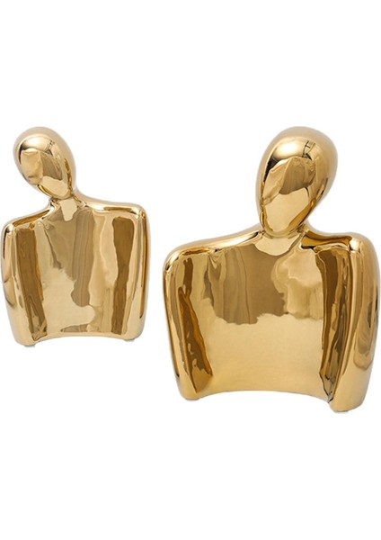 Soyut Karakter Süsleme Kucaklaşan Heykel Sevgilisi Figürinler Masa Raf Dekoru Altın S L (Yurt Dışından)