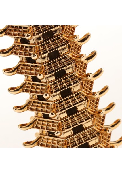 Akvaryum Süs Tankı Pagoda Figürinleri Altın 13 Katman (Yurt Dışından) indirimleri