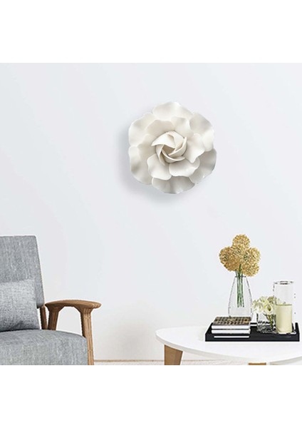Asma Duvar 3D Seramik Çiçek Duvar Dekoru Ofis Ev Camellia 7cm Için Yapay Çiçek (Yurt Dışından) fiyatları