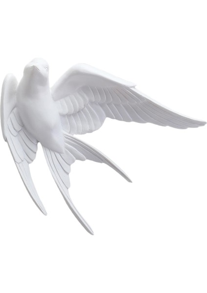 Kuşlar Duvar Dekoru Bahçe Ev Dekorasyonu Için Serçe Duvar Heykelleri Yukarı (Yurt Dışından)