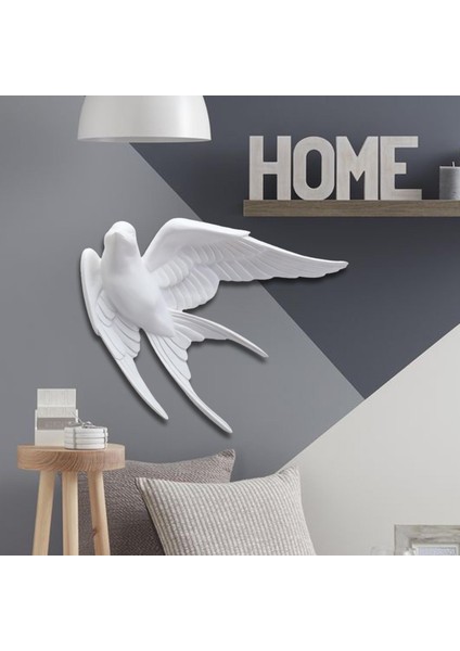 Kuşlar Duvar Dekoru Bahçe Ev Dekorasyonu Için Serçe Duvar Heykelleri Yukarı (Yurt Dışından) fırsatları