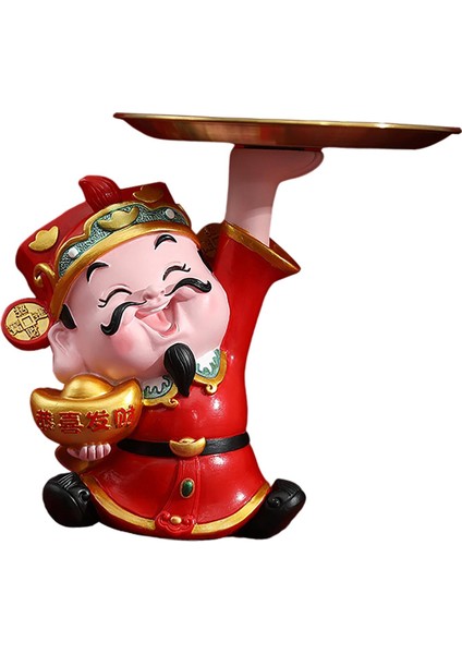 Servet Tanrısı Yeni Yıl Dekorasyonu Için Tepsi Heykel El Sanatları (Yurt Dışından)