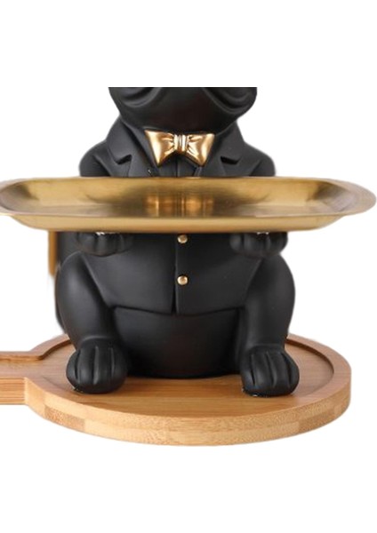 Reçine Heykeli Heykelcik Şeker Kuyumcusu Keys Tutucu Depolama Organizatör Siyah (Yurt Dışından) indirimleri