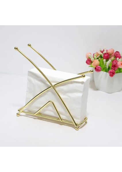 Iskandinav Peçete Tutucu Doku Dağıtıcı Ev Dekor Kağıt Havlu Dispenser Stand Altın (Yurt Dışından) modelleri