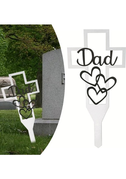 Metal Çapraz Pisli Yahu Heykeli Akrabalar Mezarlık Süslemesi Su Geçirmez MDOD02 (Yurt Dışından) fiyatları