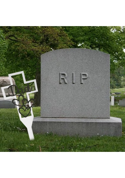 Metal Çapraz Pisli Yahu Heykeli Akrabalar Mezarlık Süslemesi Su Geçirmez MDOD02 (Yurt Dışından) indirimleri