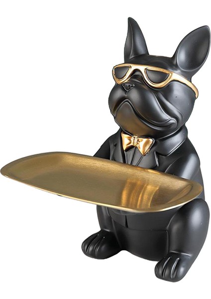 Heykel Depolama Tepsisi Ev Dekorasyon Heykeli Heykelcik Siyah Orta (Yurt Dışından)