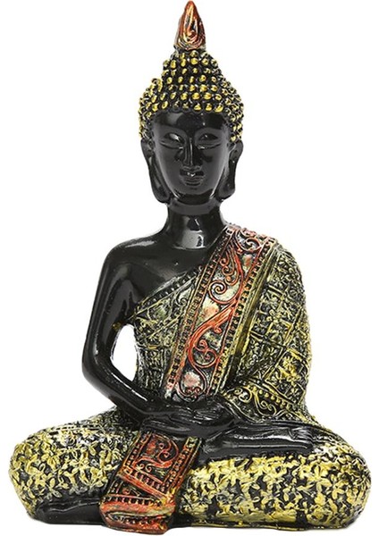 Oturmuş Buda Heykeli Budizm Tay Meditasyon Dua Figürinleri El Yapımı Reçine Çok Molor 8X3.5X13CM (Yurt Dışından) fiyatları