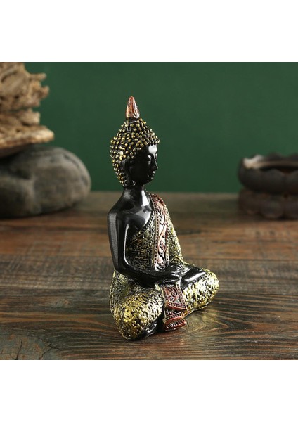 Oturmuş Buda Heykeli Budizm Tay Meditasyon Dua Figürinleri El Yapımı Reçine Çok Molor 8X3.5X13CM (Yurt Dışından) fırsatları