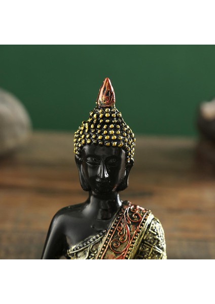 Oturmuş Buda Heykeli Budizm Tay Meditasyon Dua Figürinleri El Yapımı Reçine Çok Molor 8X3.5X13CM (Yurt Dışından) indirimleri
