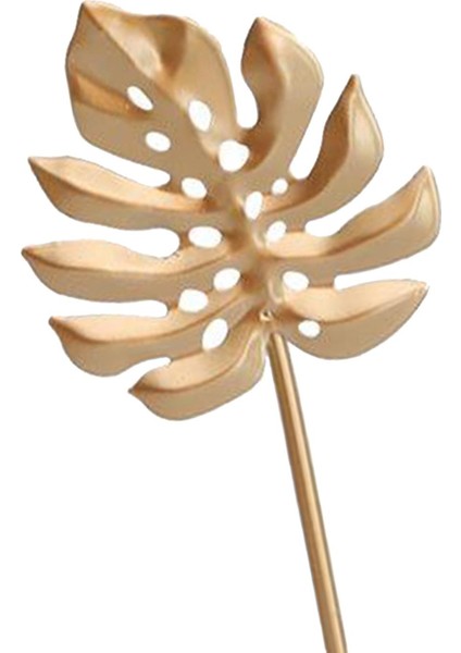 Alaşımlı Tüy Yaprağı Heykelcik Reçine Heykelleri Ev Kabin Çalışma Odası Ofis Dekoru 9X9X19.5CM (Yurt Dışından) modelleri