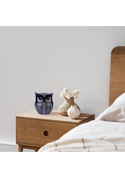 Piggy Bank Baykuş Şeklinde Sanat Dekabesi El Sanatları Para Kutusu Aksesuarları Heykeli Siyah (Yurt Dışından) indirimleri