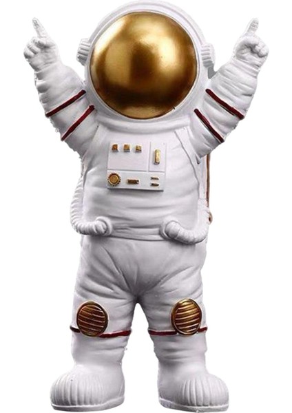 Reçine Astronot Figürinler Uzaylı Ay Heykel Dekoratif Minyatürler 15X10X25CM (Yurt Dışından) fırsatları