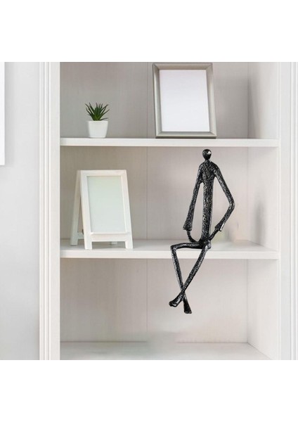 Modern Insan Heykelcik Heykeli Koleksiyon Sanat Kitabı Masaüstü Yatak Odası Dekor A 8X10X29CM (Yurt Dışından) fırsatları