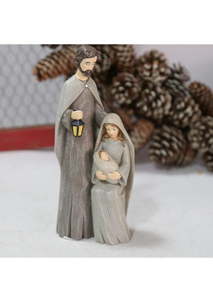 Mary Joseph ve Bebek Isa Figürin Süsleri (Yurt Dışından) modelleri