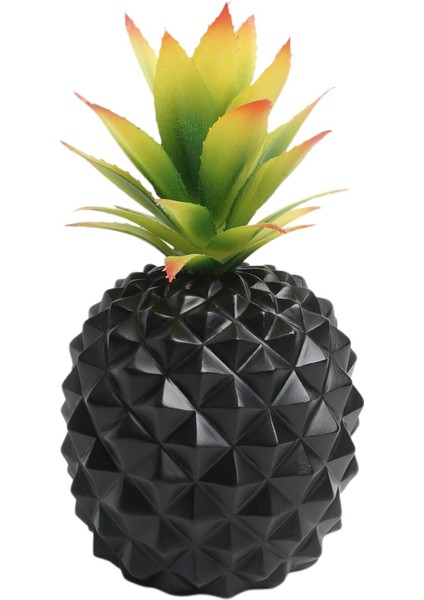 Yapay Ananas Meyve Süsleme Ev Dekoru Merkez Parçası Ev Masaüstü Siyah (Yurt Dışından) fiyatları