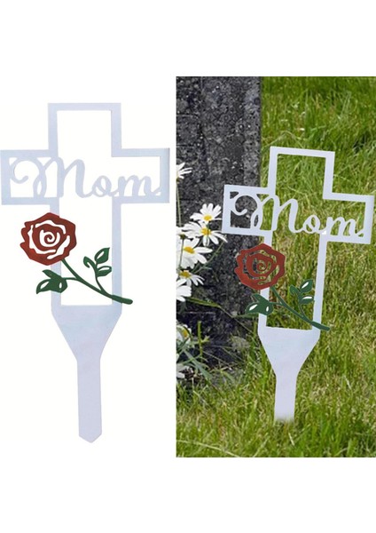 Metal Çapraz Pisli Yahu Heykeli Akrabalar Mezarlık Süslemesi Su Geçirmez MMOM02 (Yurt Dışından) modelleri