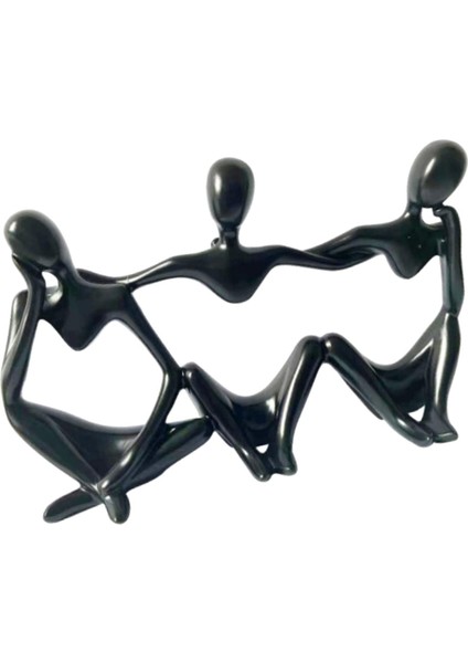 Thinker Reçine Heykelleri Özet Figürinler Koleksiyon Heykel El Sanatları Siyah (Yurt Dışından) indirimleri