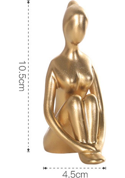 Yoga Kız Heykel Figürin Küçük Dekor Bayan Figür Heykeli Masa Altın Renk Stili Için (Yurt Dışından) indirimleri