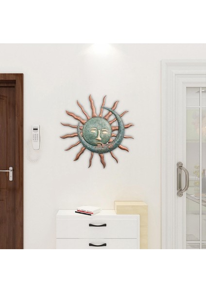 Metal Duvar Sanat Dekorasyonu Güneş Yaratıcı Ofis Evi Için Asılı (Yurt Dışından) modelleri