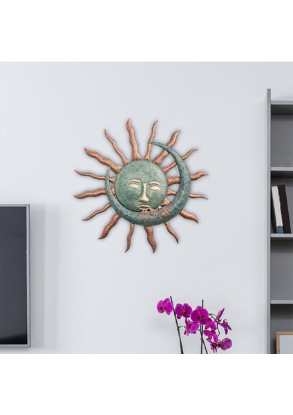 Metal Duvar Sanat Dekorasyonu Güneş Yaratıcı Ofis Evi Için Asılı (Yurt Dışından) fırsatları