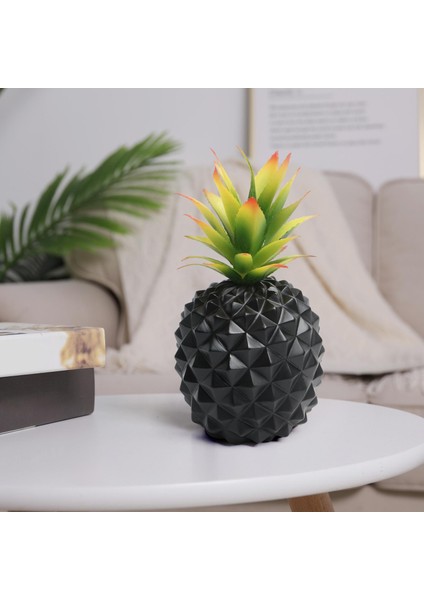 Yapay Ananas Meyve Süsleme Ev Dekoru Merkez Parçası Ev Masaüstü Siyah (Yurt Dışından) fırsatları