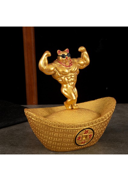 Yaratıcı Kirin Arm Lucky Cat Heykel Ev Dekoru Mağaza Ofisi Açılış Hediyesi (Yurt Dışından) fırsatları