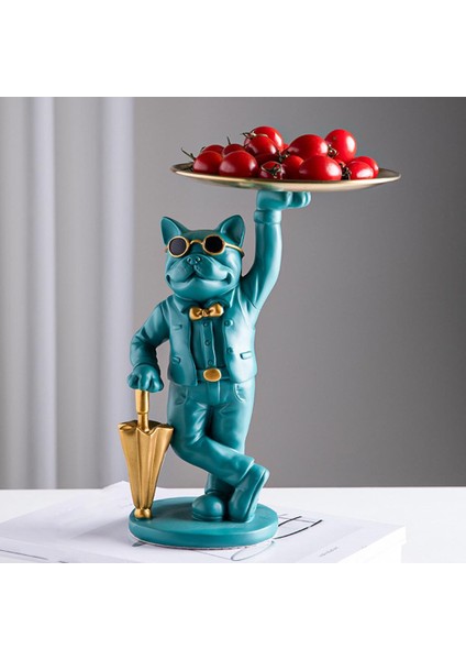 Reçine Heykeli Şeker Anahtarları Depolama Tutucu Tepsi Ev Süsleri Hediye Yeşil (Yurt Dışından) indirimleri