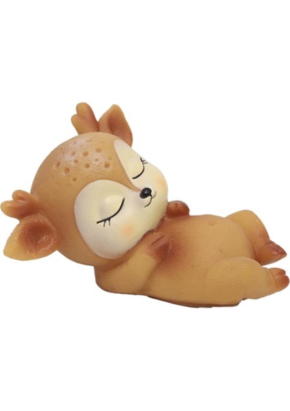 Silikon Geyik Figürinleri Açıkçası Süsler Silikon Uyku Hayvanları Dekor STILI06 (Yurt Dışından) fiyatları