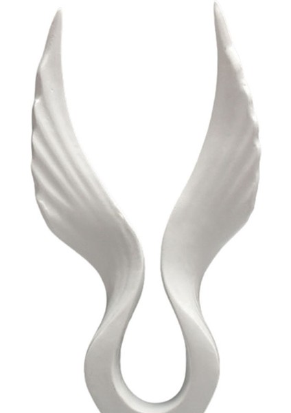 3D /angel Statue Reçine Masa Beyaz Kanat Için Heykel Heykel Koleksiyonu 10.5X3X15CM 7X3X15CM (Yurt Dışından)