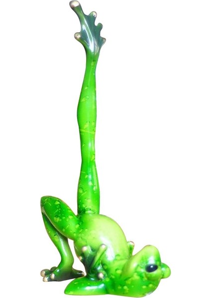 3D Frog Figürin Heykeli Mobilyalı Çim Süs Oyuncağı E (Yurt Dışından) modelleri