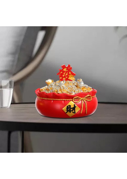 Shamjina Creative Reçine El Sanatları Kapak/imparator Şapka Heykeli Ash Kırmızı C (Yurt Dışından) fırsatları