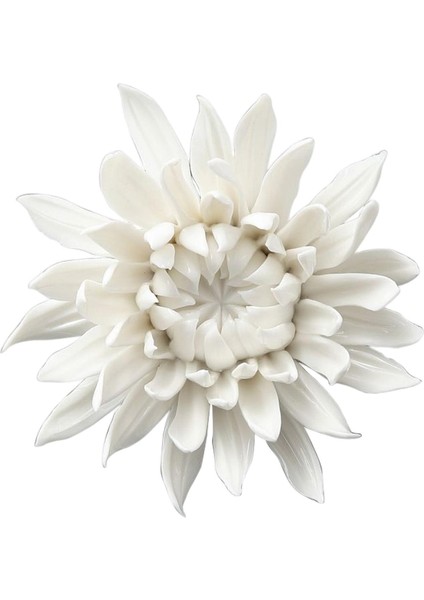 Asma Duvar 3D Seramik Çiçek Duvar Dekoru Ofis Için Yapay Çiçek Ev Daisy 8.5cm (Yurt Dışından)