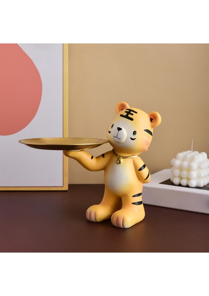 Güzel Heykel Tepsisi ve Depolama Figüre Tabak Sundurma Yaşayan Sarı Beyaz (Yurt Dışından) modelleri