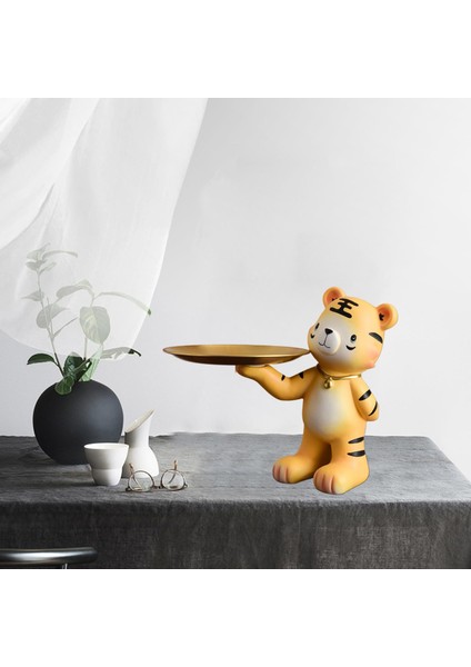 Güzel Heykel Tepsisi ve Depolama Figüre Tabak Sundurma Yaşayan Sarı Beyaz (Yurt Dışından) fırsatları