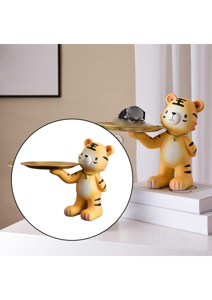 Güzel Heykel Tepsisi ve Depolama Figüre Tabak Sundurma Yaşayan Sarı Beyaz (Yurt Dışından) indirimleri