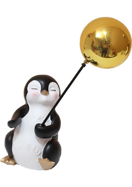 Sevimli Penguen Heykel Tuşları Depolama Sanat El Sanatları Süslemeleri Giriş Yolu Yatak Odası Balonu (Yurt Dışından) fiyatları