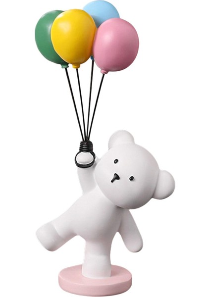 Modern Balon Ayı Figürin Uçan Ayı Figür Ofis Yatak Odası Dekor Balon Ayı (Yurt Dışından)