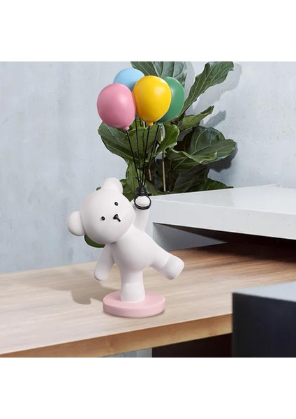Modern Balon Ayı Figürin Uçan Ayı Figür Ofis Yatak Odası Dekor Balon Ayı (Yurt Dışından) fırsatları