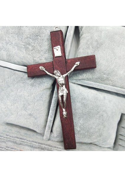 Ahşap Haç Isa Mesih Din Din Dua Koruma El Kırmızı Tutarak (Yurt Dışından) indirimleri
