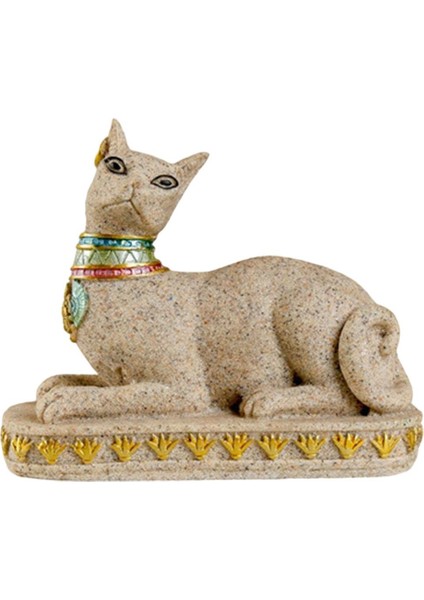 Cat Heykel Süsü Dini Heykel Figürin Fengshui Heykel Ofisi (Yurt Dışından)