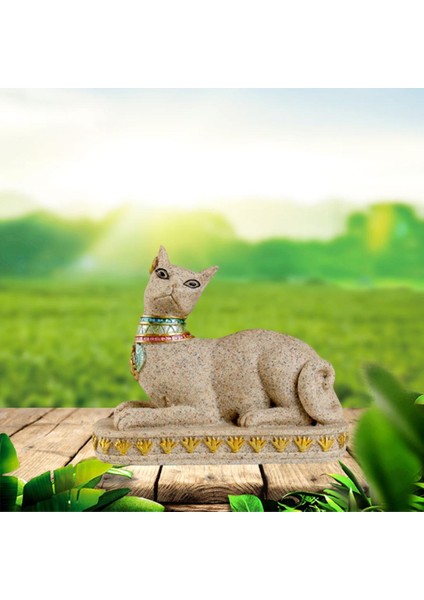 Cat Heykel Süsü Dini Heykel Figürin Fengshui Heykel Ofisi (Yurt Dışından) indirimleri