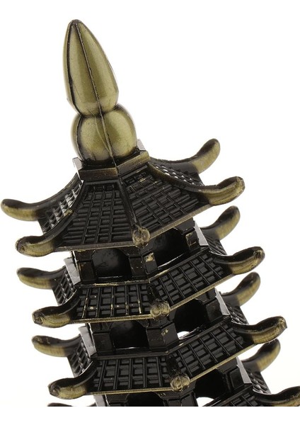 Çin Fengshui Çinko Stupa Pagoda Bronz 18CM (Yurt Dışından) fırsatları