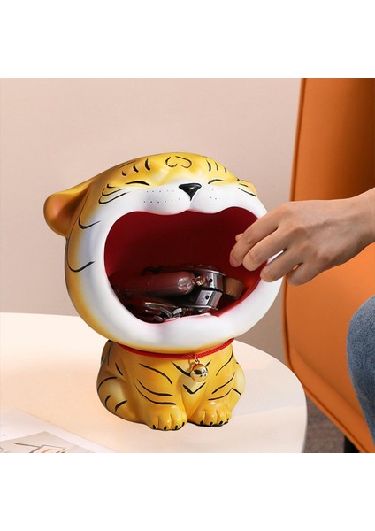 Creative Tigers Heykel Organizatör Kase Yatak Odası Sarı (Yurt Dışından)
