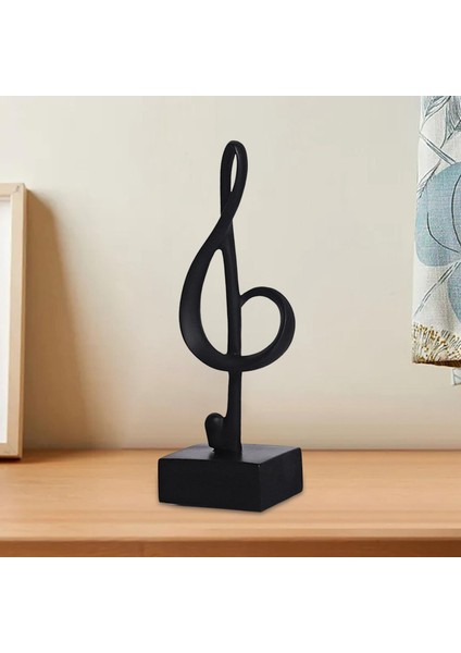 Dekoratif Müzik Notu Heykelcik Reçine Heykeli Zanaat Sanatları Tv Dolabı Siyahı (Yurt Dışından) modelleri