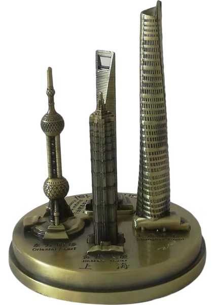 11CM Shanghai Skylines Landmark Souvenir Model Çoğaltma Mimarlık Hatıracı (Yurt Dışından) fırsatları