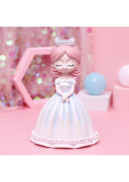 Yaratıcı Kız Heykelcik Heykel Kek Topper Ofis Masaüstü Dekorasyonları E (Yurt Dışından) fırsatları